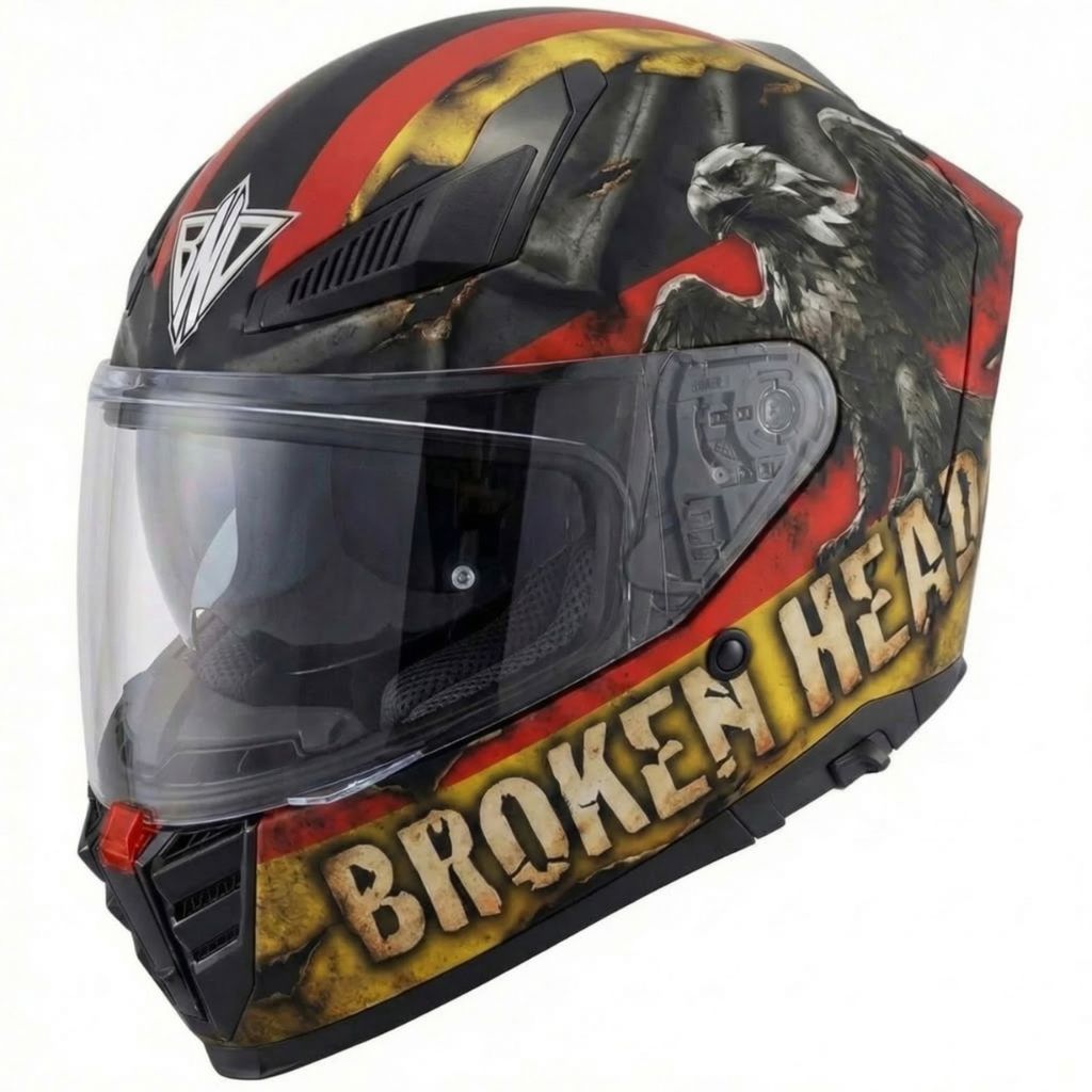 Broken Head Straße Helm